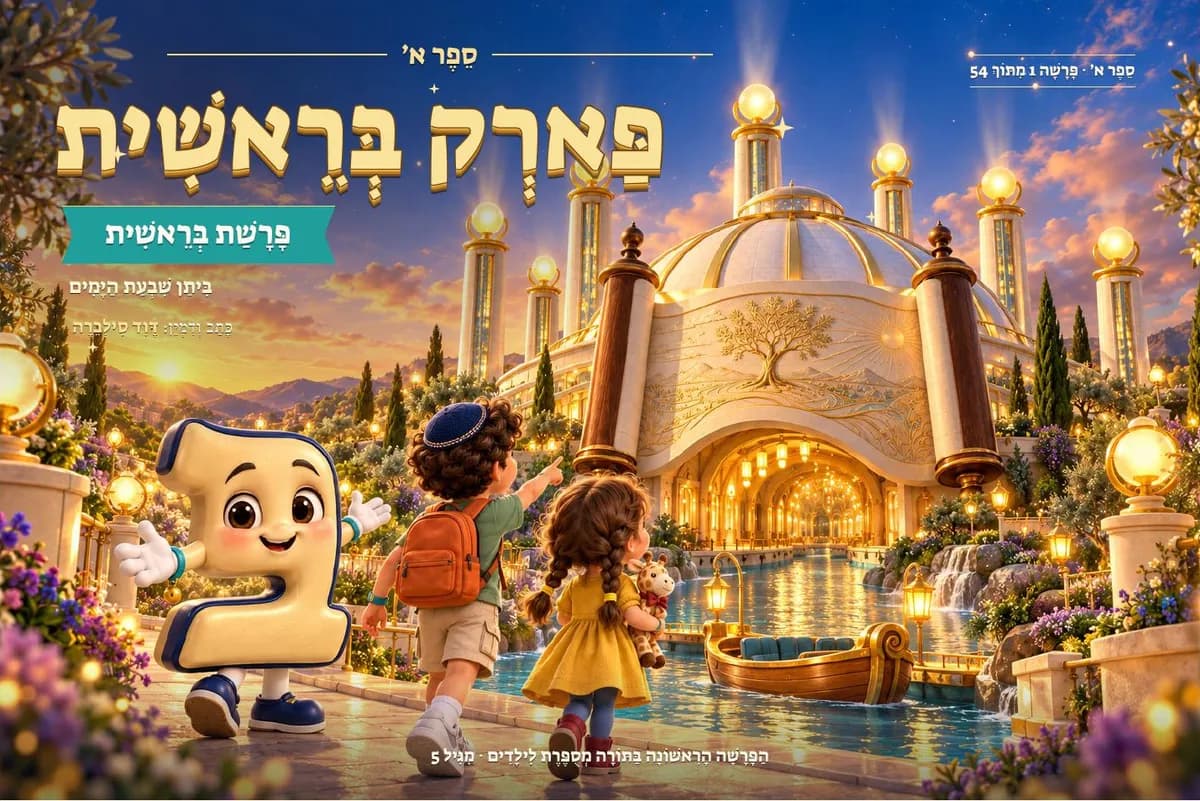 כריכת ספר 1: פרשת בראשית, ביתן שבעת הימים