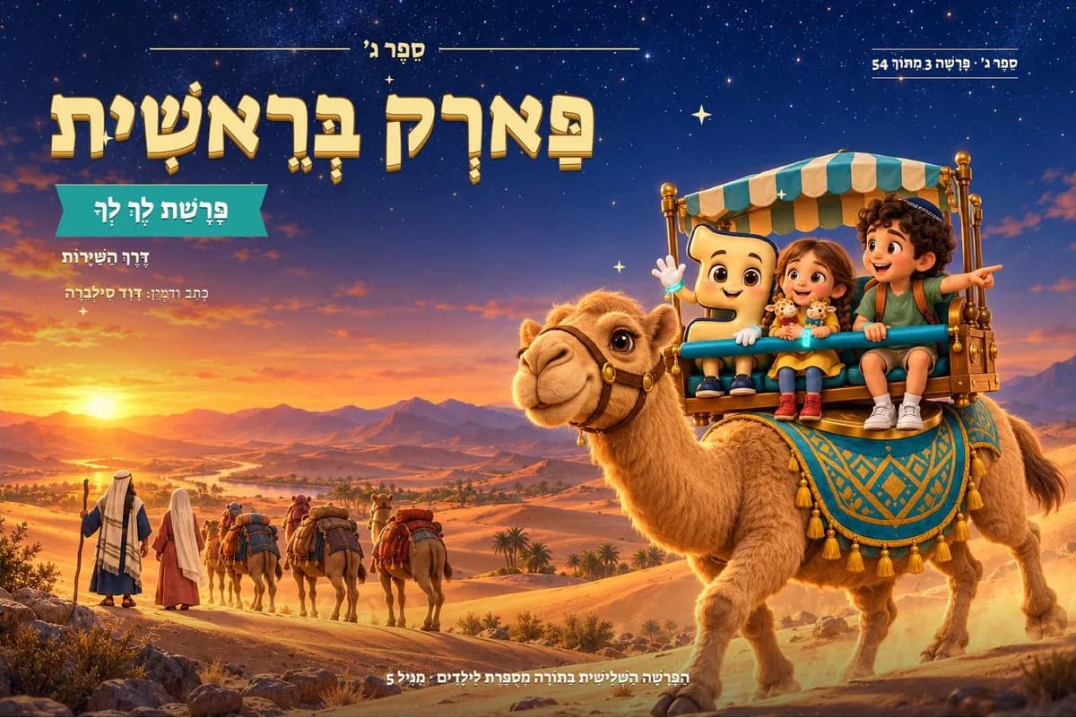כריכת ספר 3: פרשת לך לך, דרך השיירות